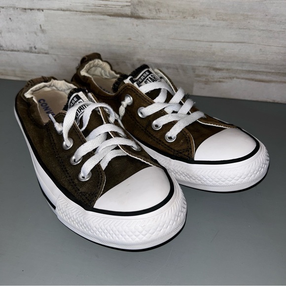 Converse Shoes - Converse Brown Shoreline Slip On Sneakers Womens 8.5